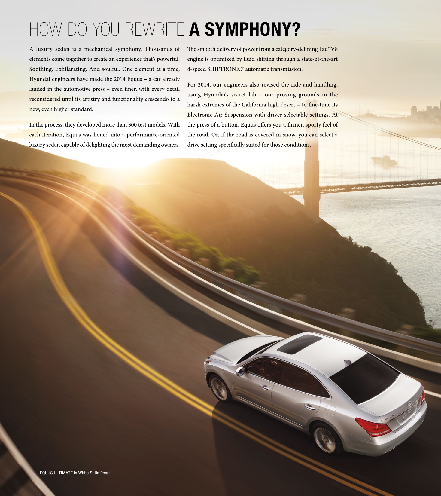 2014 Hyundai Equus Brochure Page 3